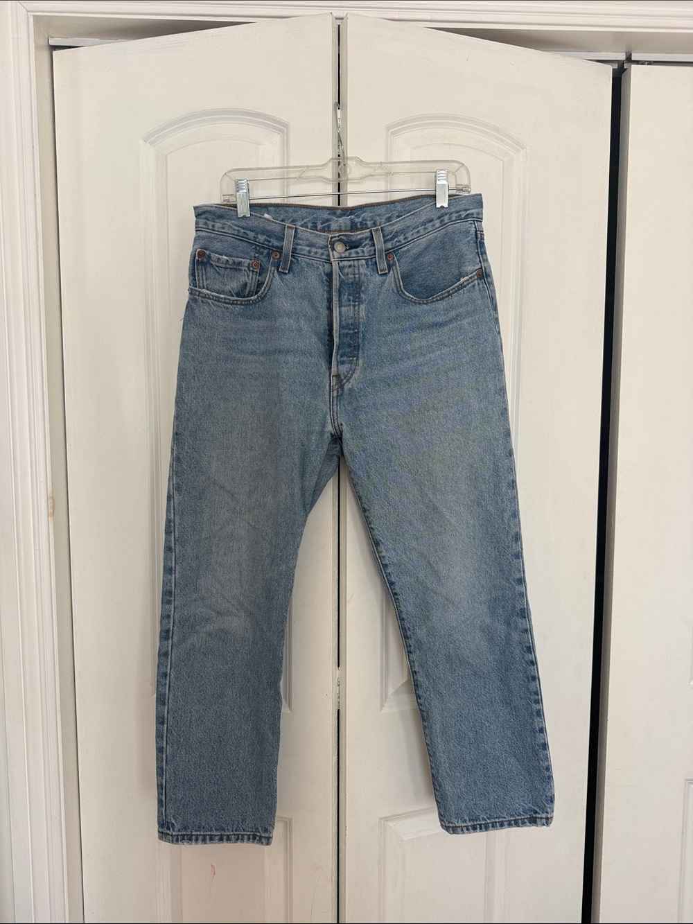 Levi's Women’s Light Blue Straight 501 Jeans